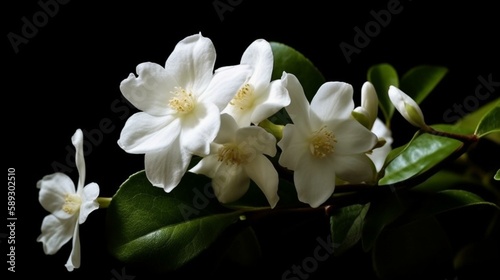 Branch: delicate, beautiful, elegant, fragrant, fresh, light, simple, aromatic, romantic, graceful, unpretentious. Jasmine: tender, beautiful, fragrant, elegant, snow-white, affect Generative AI