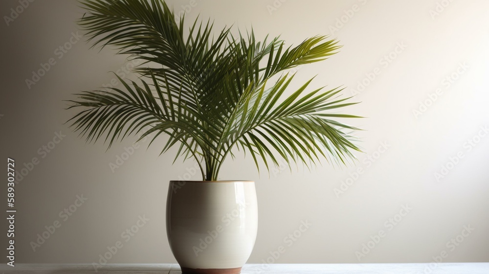 Palm: indoor, green, beautiful, dense, fresh, luxurious, unique, delicate, exquisite, exotic, decorative, lovely, shady, large-leafed, tall. Vase: beautiful, exquisite, sturdy, con Generative AI Palm: indoor, green, beautiful, dense, fresh, luxurious, unique, delicate, exquisite, exotic, decorative, lovely, shady, large-leafed, tall. Vase: beautiful, exquisite, sturdy, con Generative AI