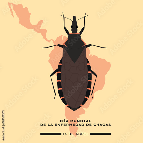 Día mundial de la enfermedad de chagas, enfermedad de chagas, chagas, insecto de chagas, Trypanosoma cruzi photo