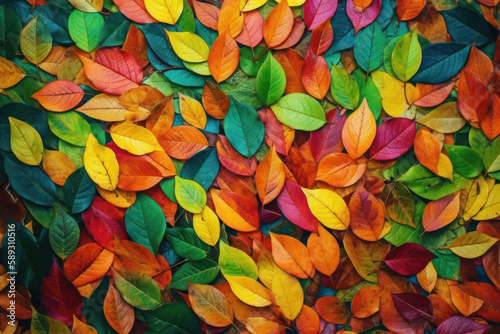 Colorful Leaves Wallpaper Background