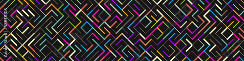 Color rotated lines background abstract illustration