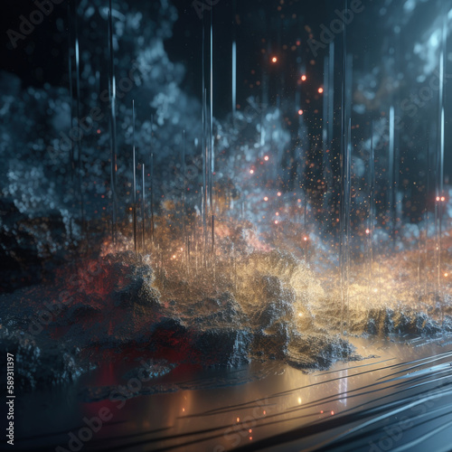 city lights generative