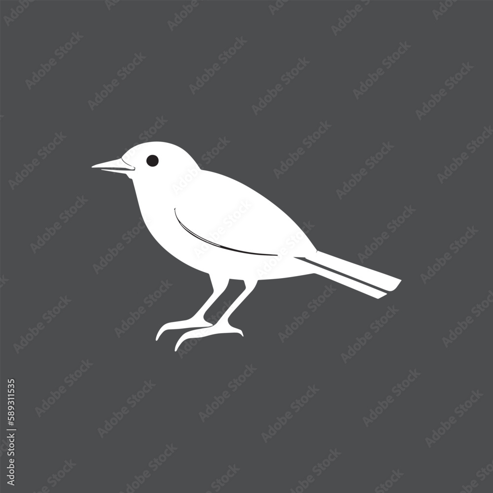 Obraz premium white vector bird illustrations art,pj