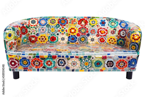 Millefiori Möbel - Sessel, Couch aus Glas photo