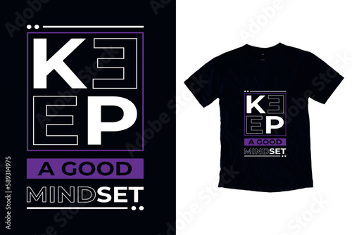 vector positive lettering easy background Minimal typography t-shirt design 