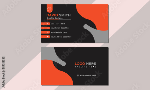  Modern business card design, Creative business card design, Official business card design, Yellow & black business card design, Concept, Business card, Visiting card, Template, Personal business card