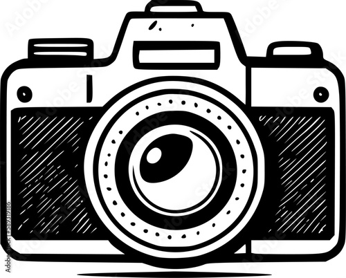 Camera - High Quality Vector Logo - Vector illustration ideal for T-shirt graphic