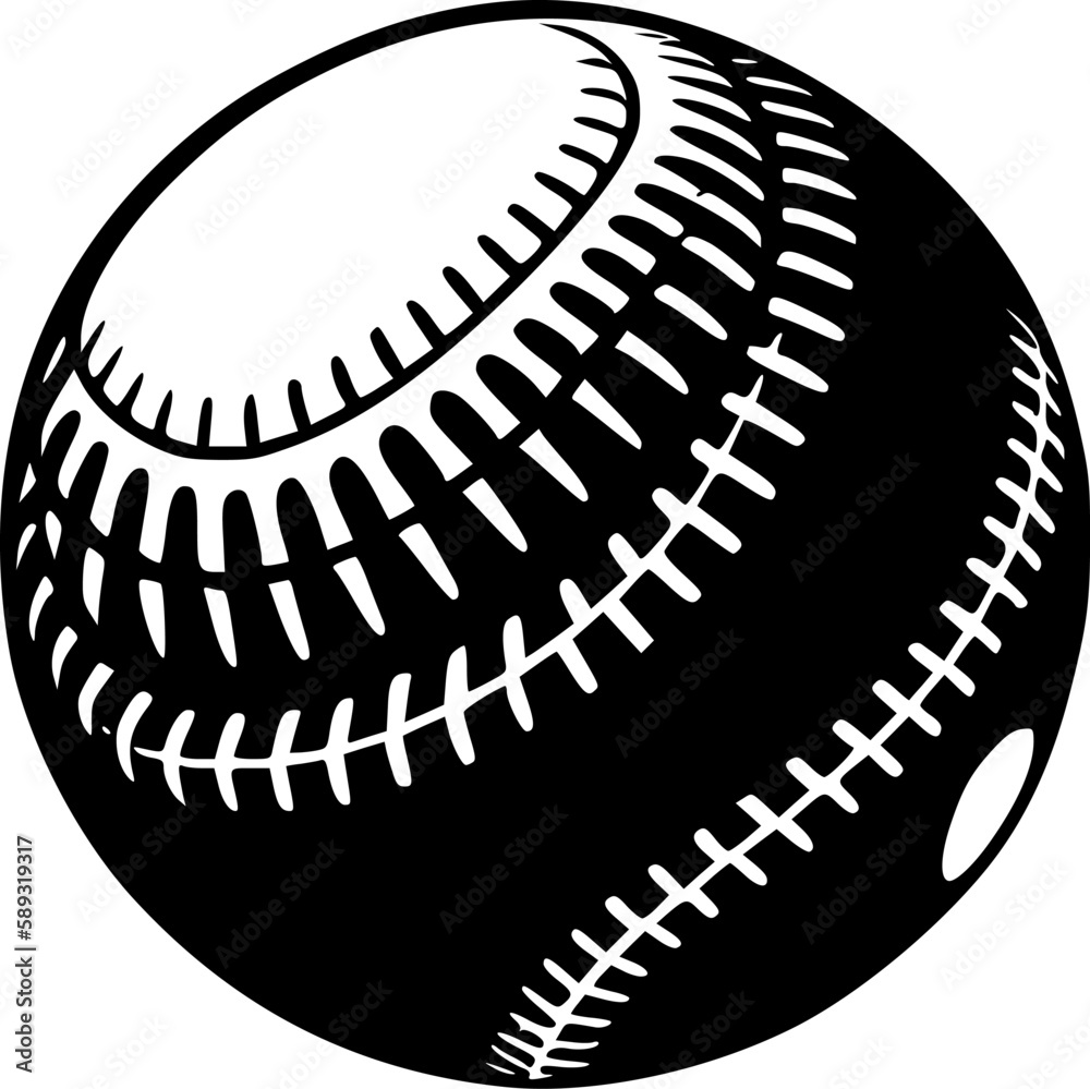 Baseball | Minimalist and Simple Silhouette - Vector illustration Baseball | Minimalist and Simple Silhouette - Vector illustration