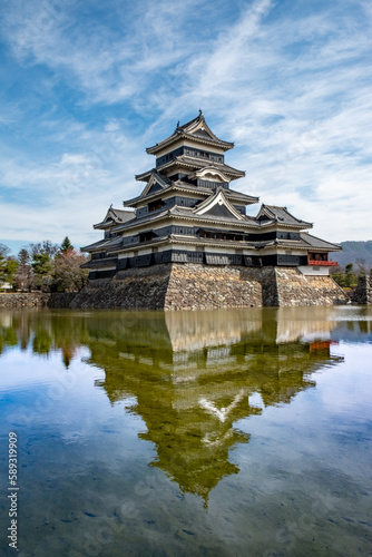 Matsumoto castle is also known as Crow Castle because of it s mostly black exterior. It was built in the early 16th century.