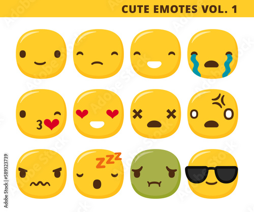 cute emotes volume one