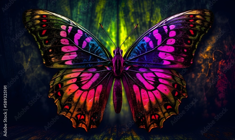 Creative Butterfly . Created with Générative AI.
