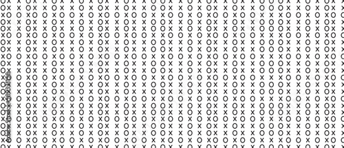 Numbers background. Pattern on white background. Hand drawn black number pattern for backdrop design and wallpaper. Simple bet numbers with repeat texture. Seamless background, vector illustration