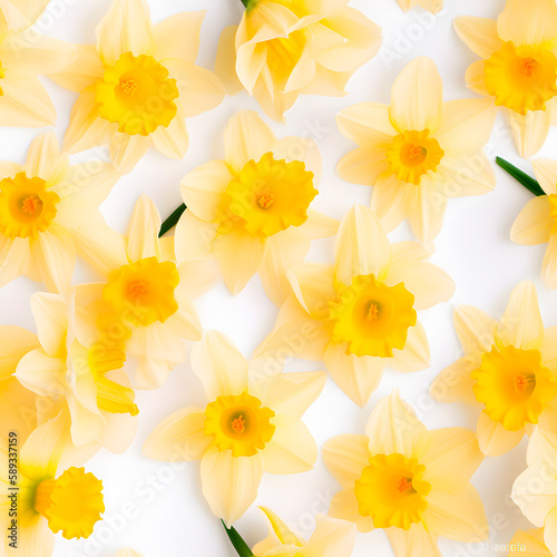 Simple seamless pattern of flowers for fabric, textile, gift wrap, and wallpaper. Flower background. 