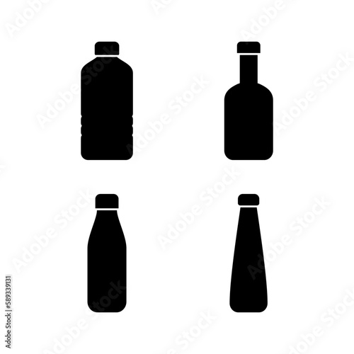 Bottle icon vector illustration. bottle sign and symbol
