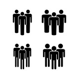 People icon vector illustration. person sign and symbol. User Icon vector