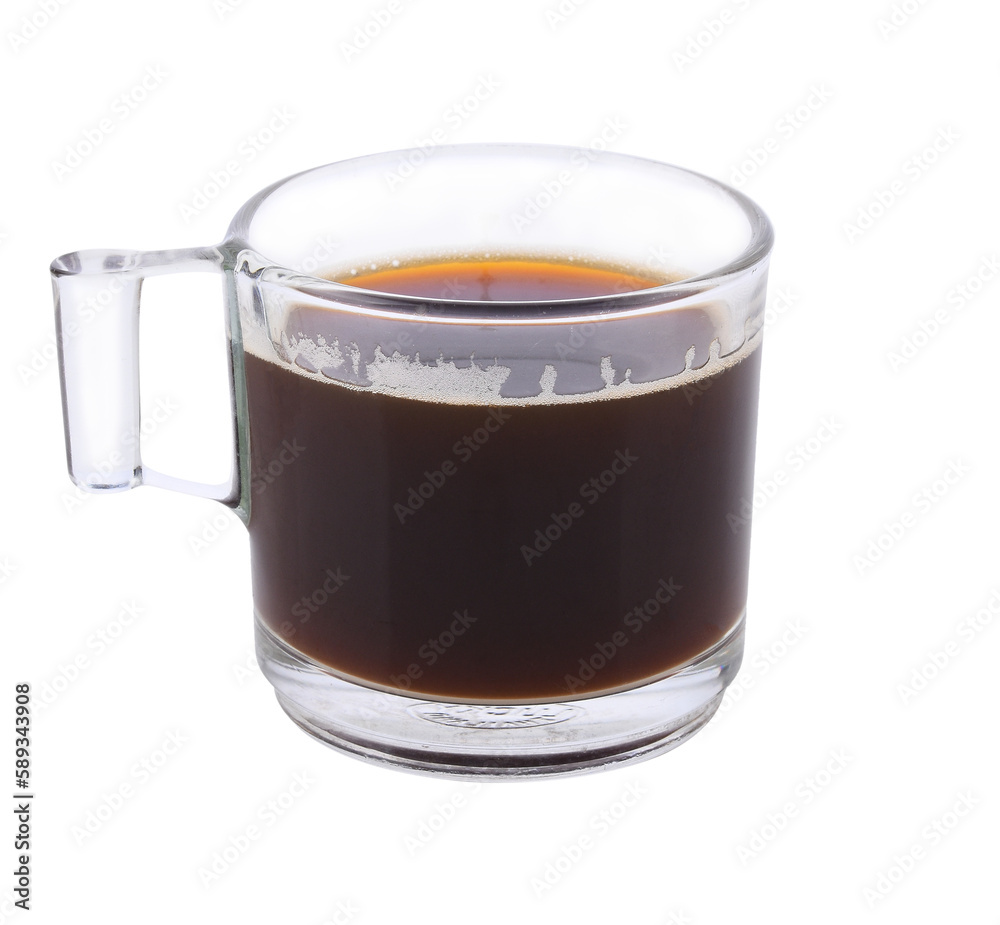 Coffee water in glass transparent png Coffee water in glass transparent png