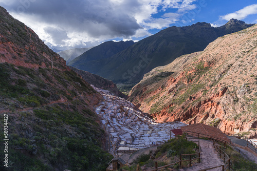 Salt mines Cusco Peru, salineras