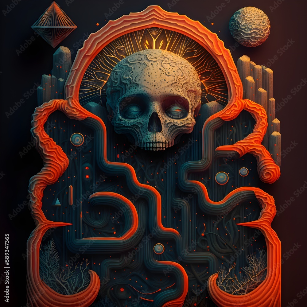 a eldritch horror cosmic terror unnerving by Junji Ito and Naoto