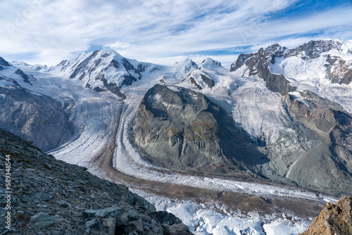 Grenz Glacier at Gornergrat