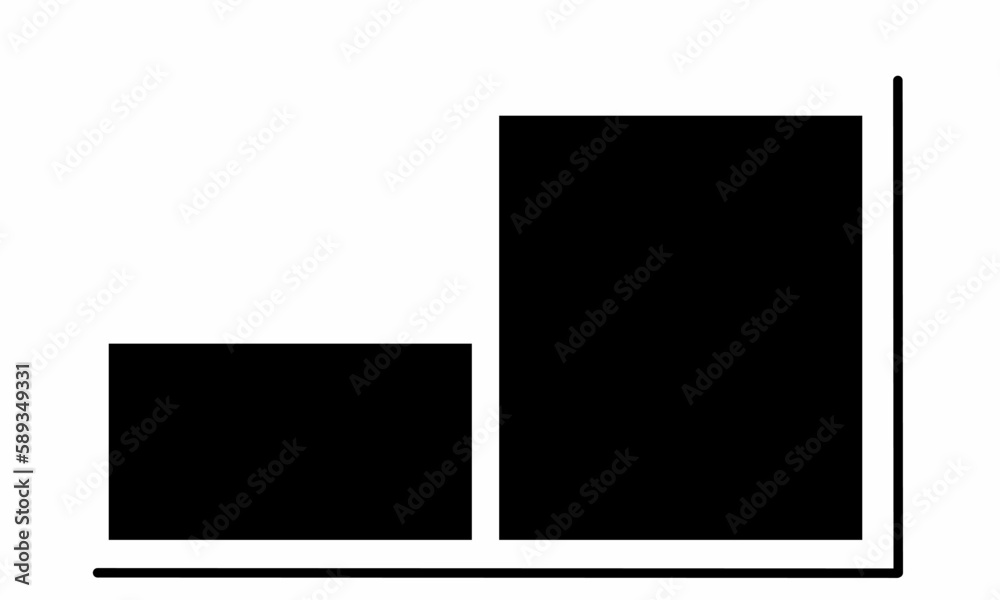 vector illustration. Pareto charts are suitable for use as business diagrams by entrepreneurs when analyzing business flows. isolated white background. vector illustration. Pareto charts are suitable for use as business diagrams by entrepreneurs when analyzing business flows. isolated white background.