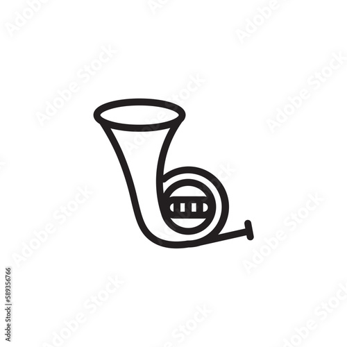 Horm Play Tromp Outline Icon