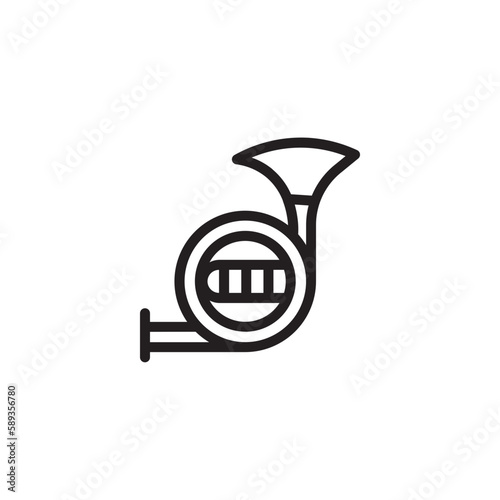 Horm Play Tromp Outline Icon