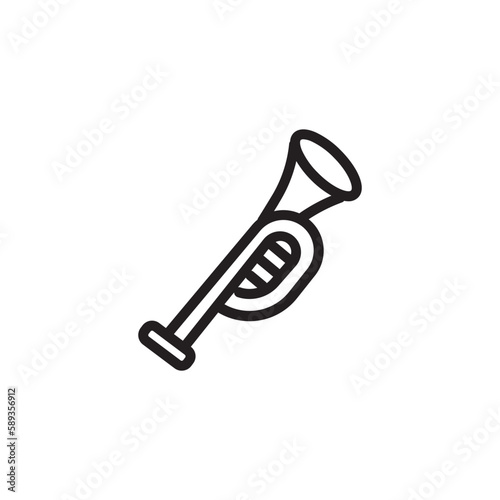 Horm Play Tromp Outline Icon