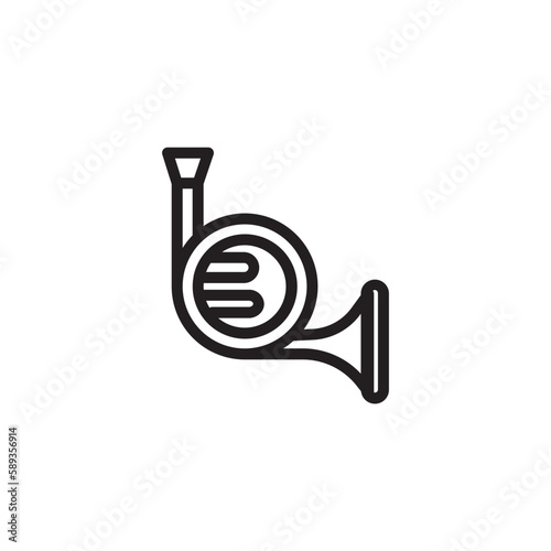Horm Play Tromp Outline Icon