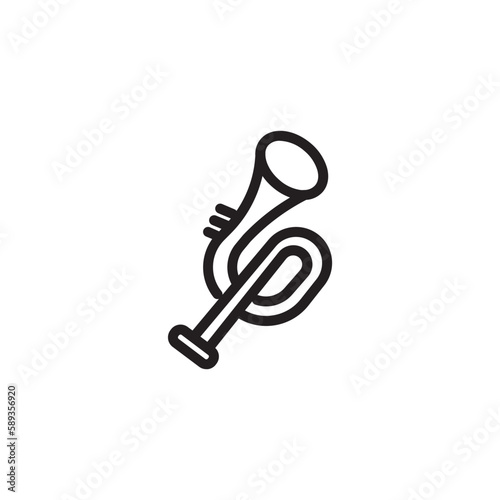 Horm Play Tromp Outline Icon