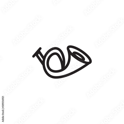 Horm Play Tromp Outline Icon