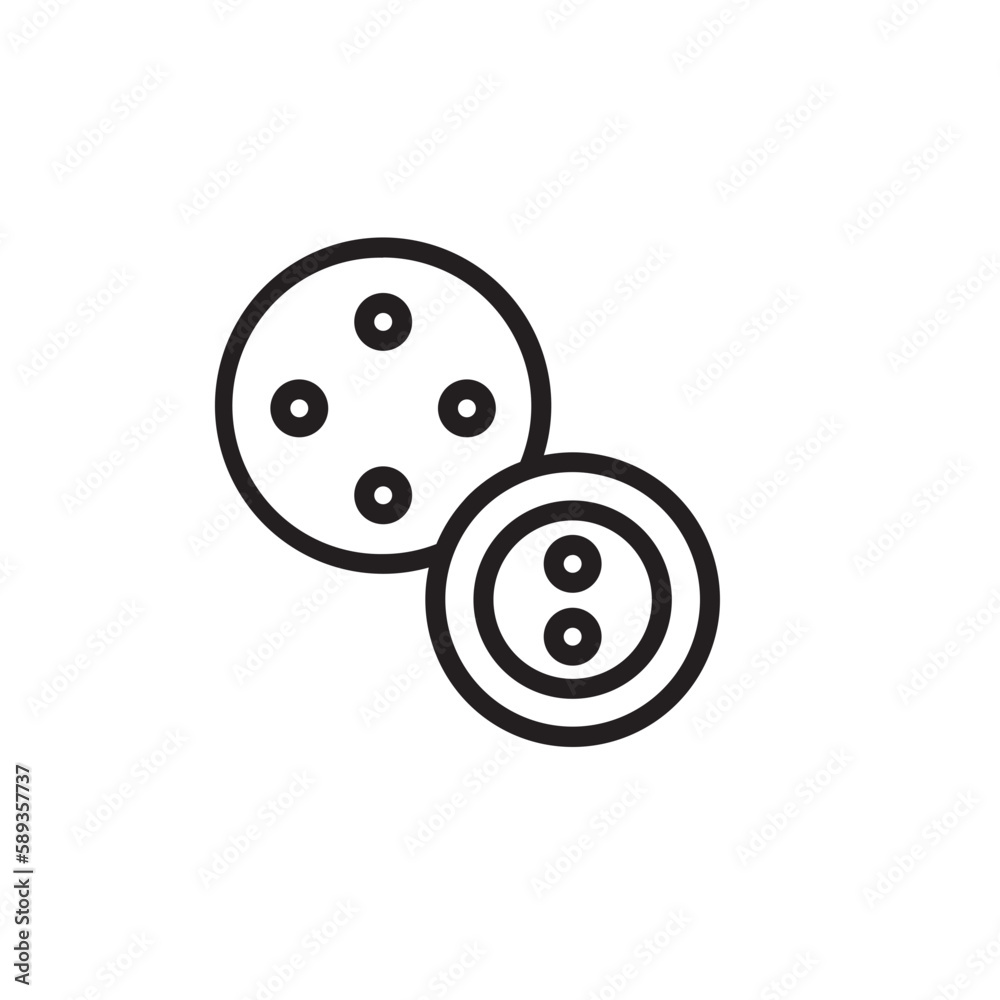 Cloting Object Sewing Outline Icon
