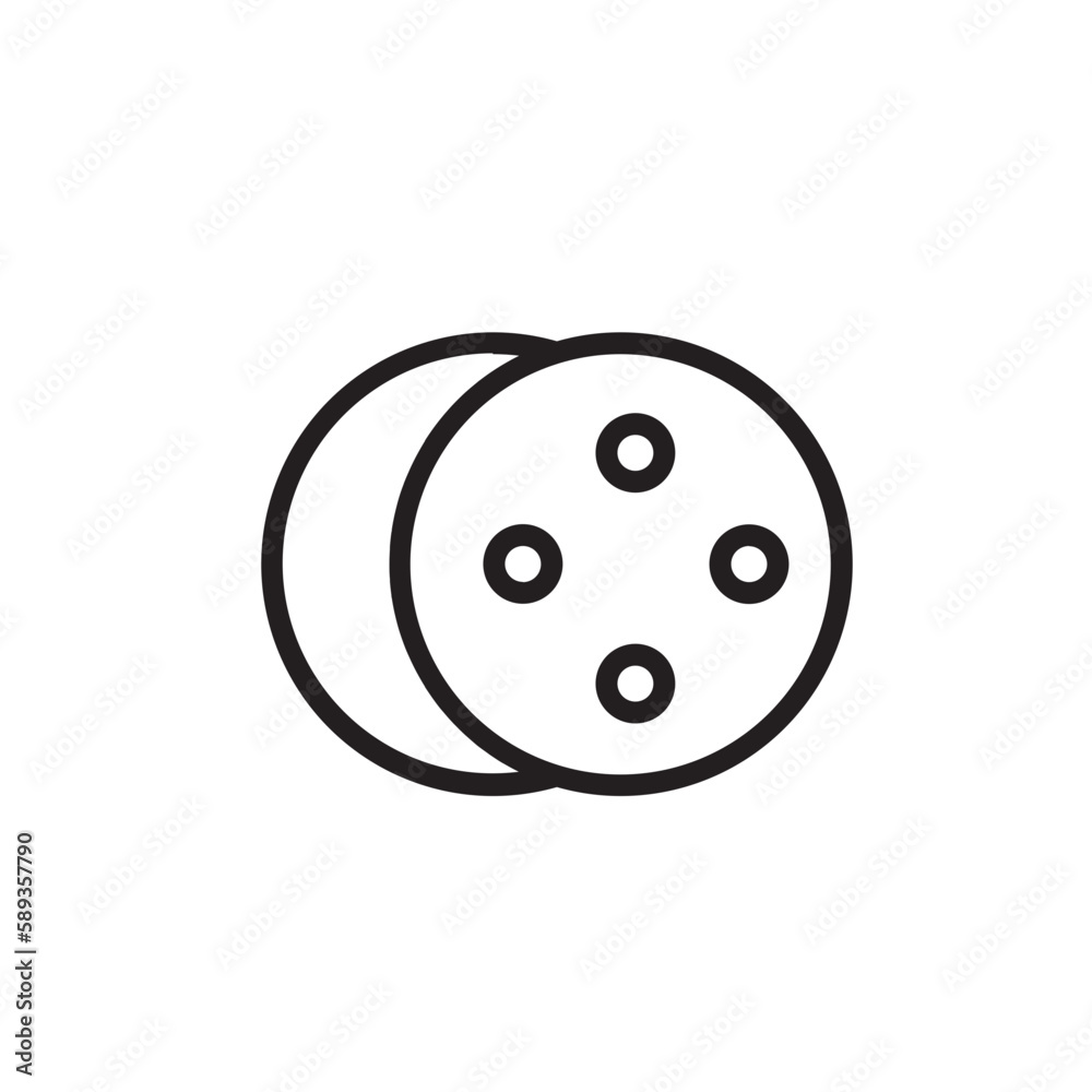 Knit Machine Sewing Outline Icon Knit Machine Sewing Outline Icon