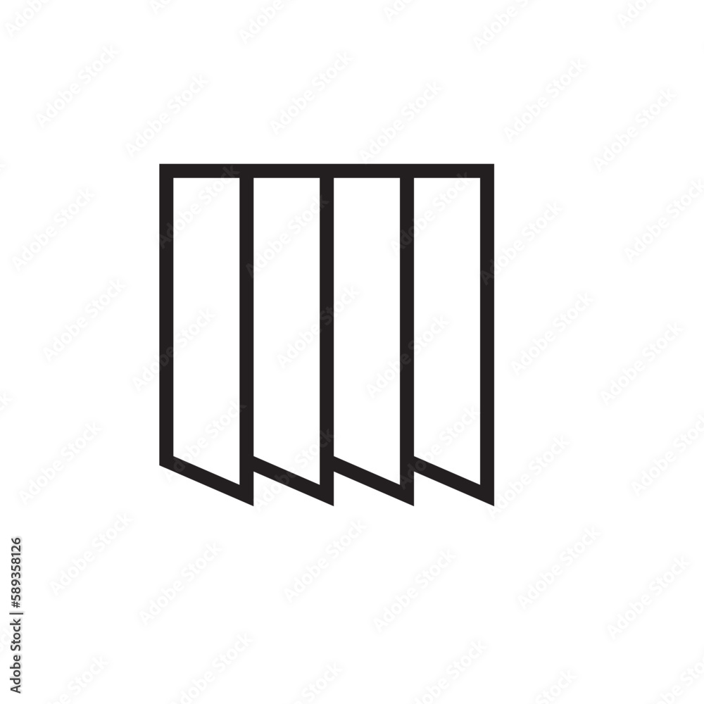 Cloth Double Fold Outline Icon Cloth Double Fold Outline Icon
