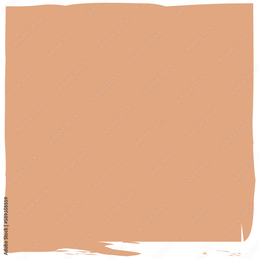 Square Brush Stroke Frame