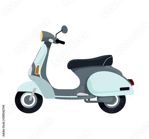 Old fashioned moped