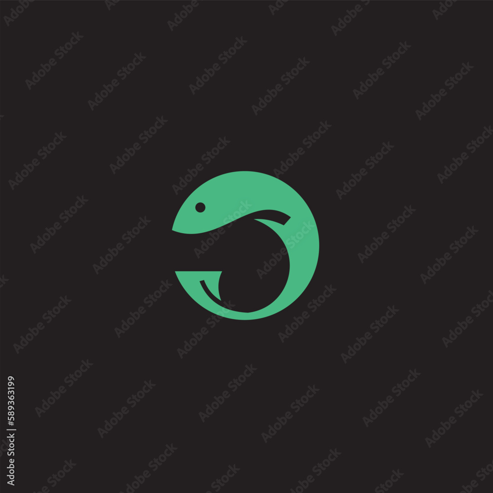 Fototapeta premium modern abstract logo, with color combination this colorful logo design is perfect for media and creative industry. very simple, minimalist, modern, elegant.
