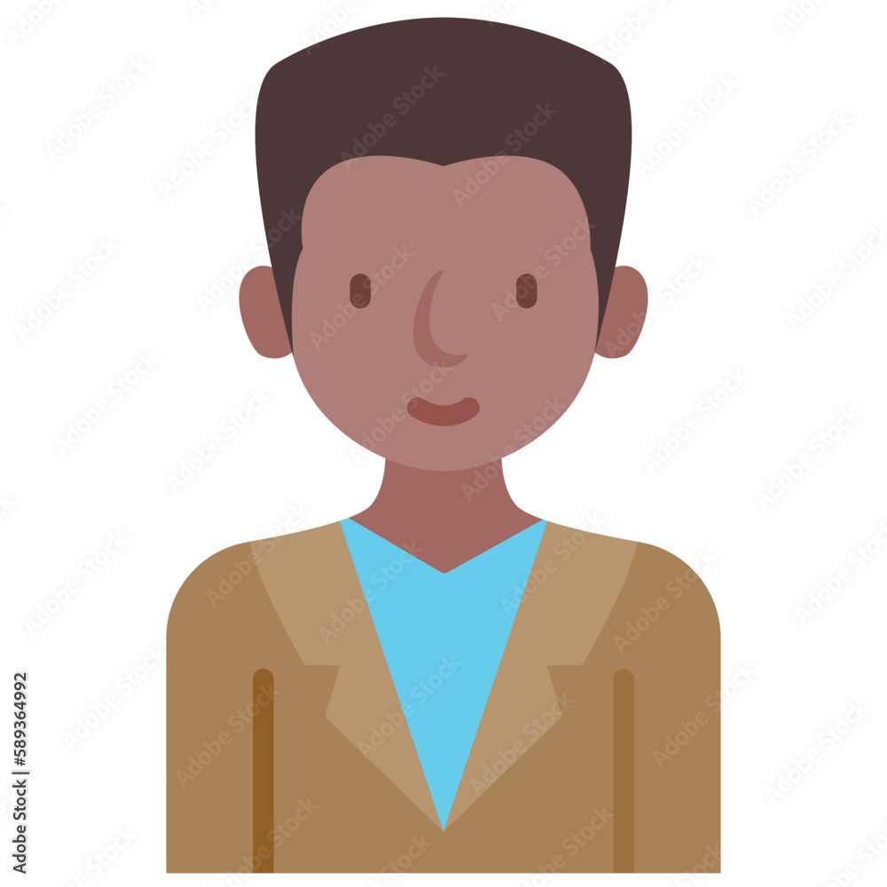 male avatar flat icon