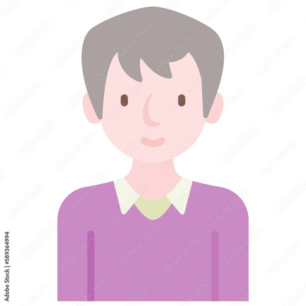 male avatar flat icon