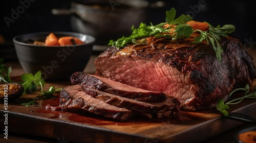 smoked steak