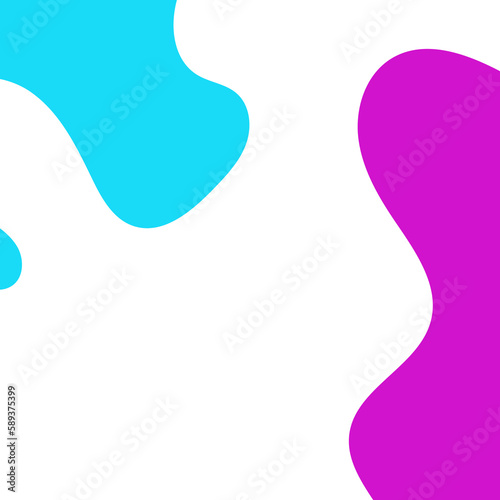 Blob Organic Colorful Background 