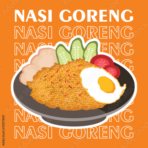 fried fish with vegetables and Sunny side up egg