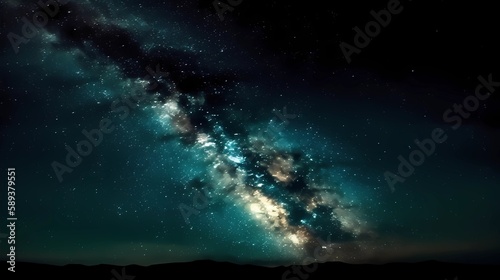 Astronomy Vast Dark Universe Background, Made with Generative AI