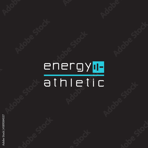 Energy athletic typography slogan for t shirt printing, tee graphic design, vector illustration.