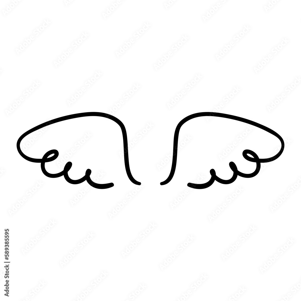 angel wings in heaven hawk feather wing pattern