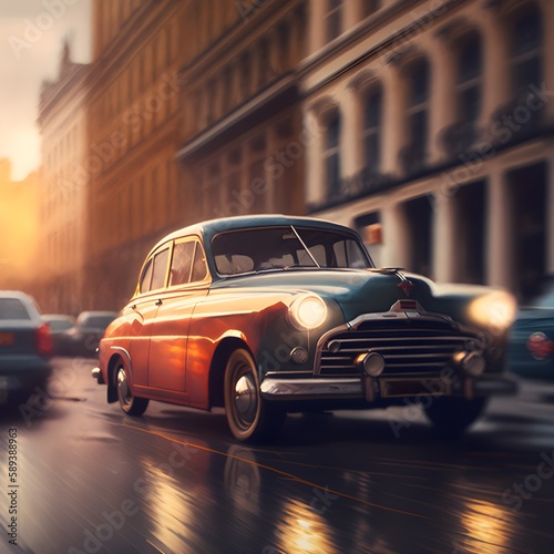 A Classic Ambassador Car © Anup