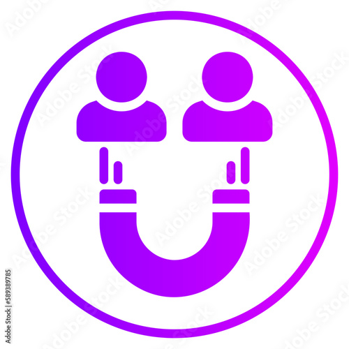 attract gradient icon