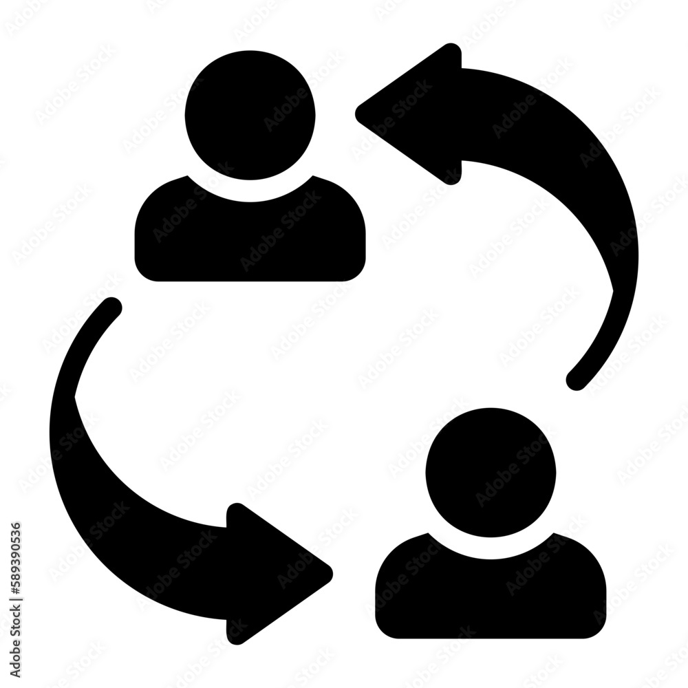 Φωτογραφία exchange glyph icon
