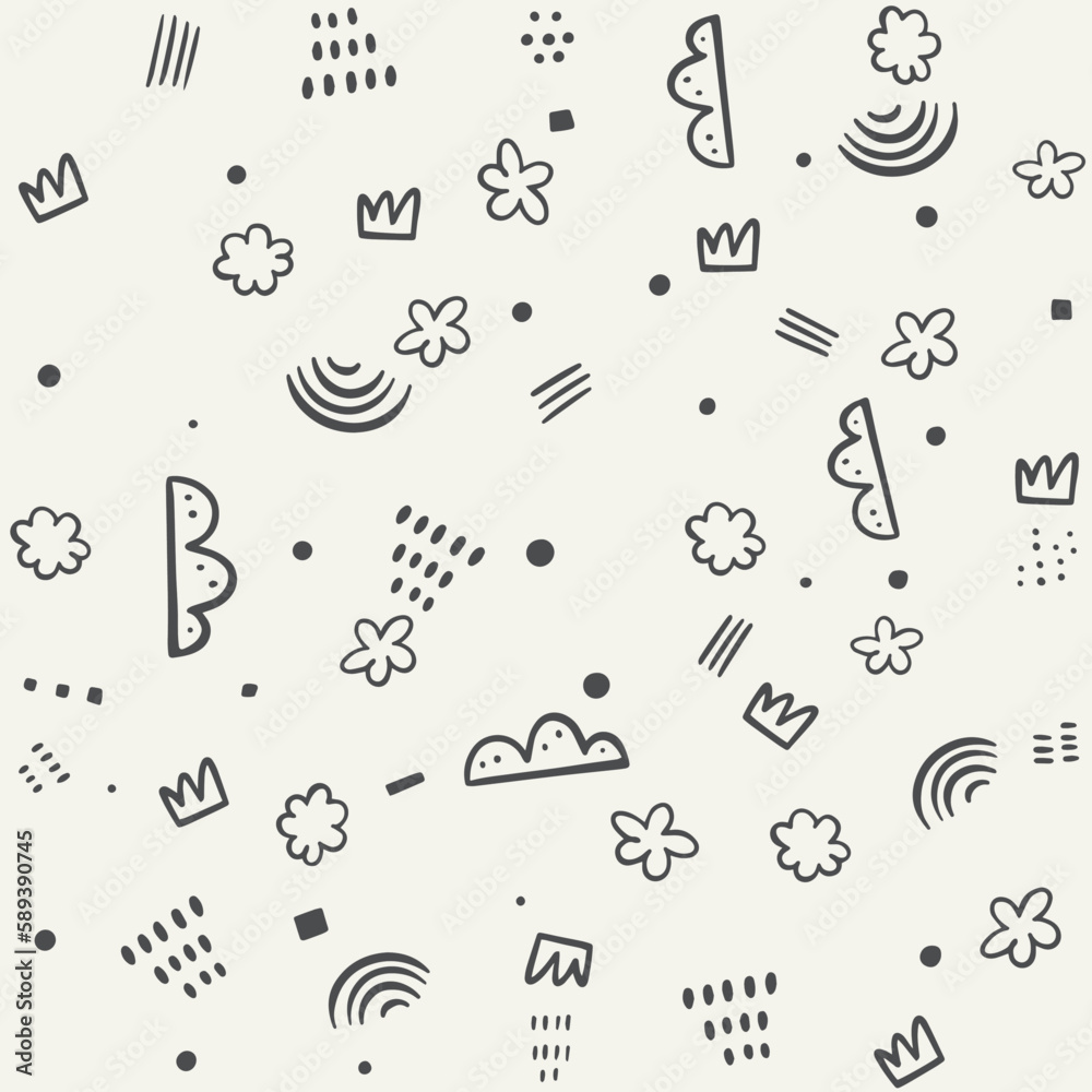 fabric design animals Indian and tribal style. fabric design animals Indian and tribal style.