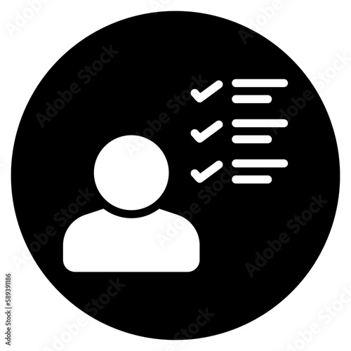 accept glyph icon