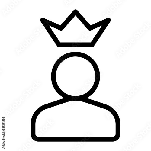 leadership line icon